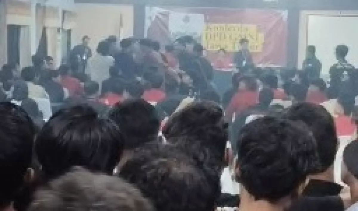 Konferda GMNI Jatim di Nganjuk Ricuh, Peserta Soroti Keabsahan Cabang dan Dugaan Politik Uang