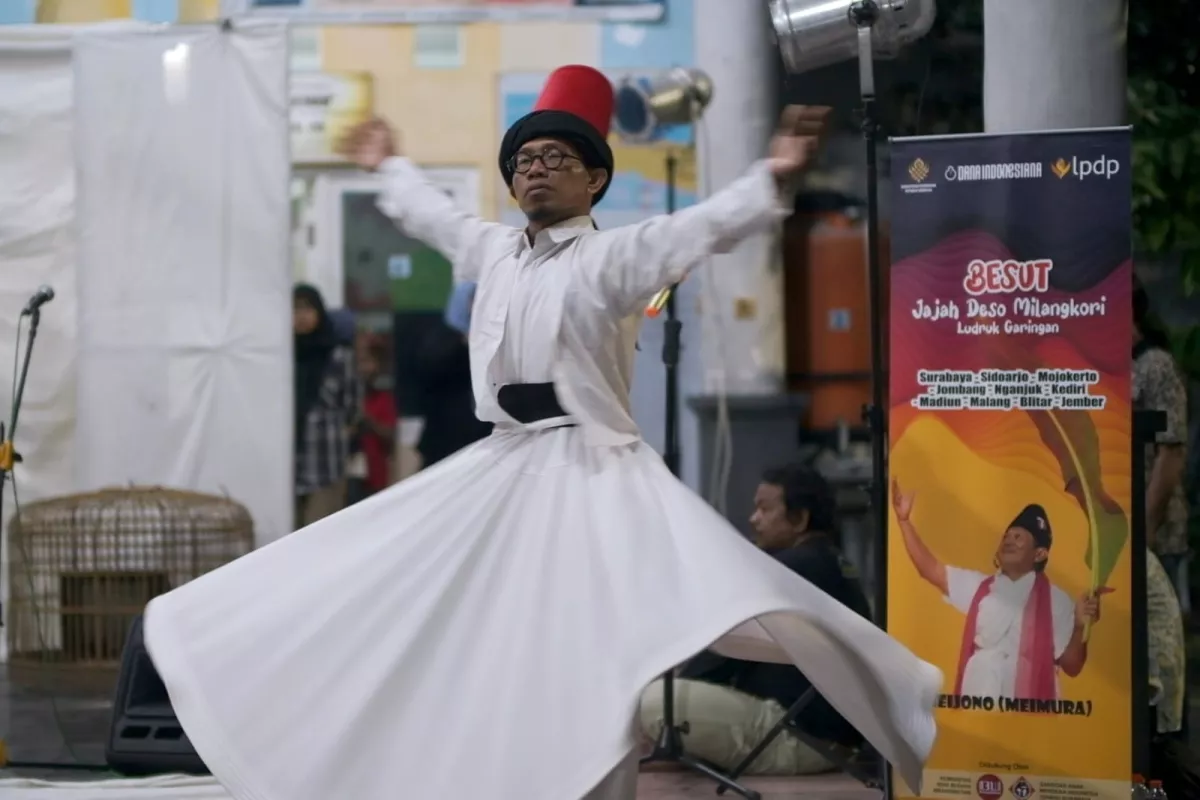 Hari Rumi Sedunia di Surabaya, Tari Sufi Nusantara Bawa Pesan Cinta dan Kemanusiaan